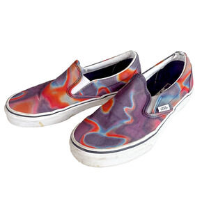 Vans Classic Slip On Dark Aura Multicolor Skate Shoes S 7 Women S 5.5 Men